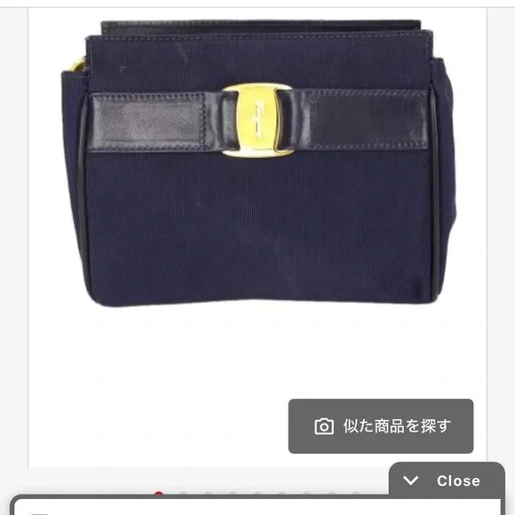 Salvatore Ferragamo Navy blue Cosmetic Case/Clutch - Picture 5 of 11